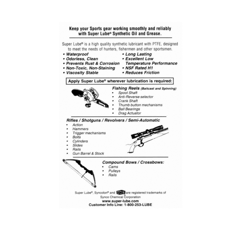 Super Lube® SPORTMAN’S KIT