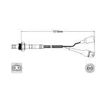 ออกซิเจนเซ็นเซอร์, Oxygen Sensor, WALKER, Sensor,  WAL-250-23048, สำหรับ VOLVO 960
