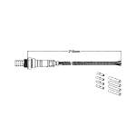 ออกซิเจนเซ็นเซอร์, Oxygen Sensor, WALKER, Sensor, WAL-250-24200, UNIVERSAL 
