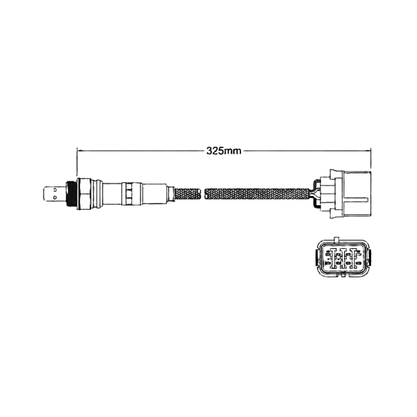 O2 SENSOR – 5 WIRE FOR HONDA, LINEAR WIDEBAND|