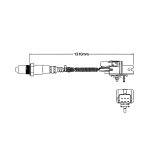 ออกซิเจนเซ็นเซอร์, Oxygen Sensor, WALKER, Sensor, WAL-250-25011, สำหรับ VOLVO XC90
