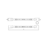 ประแจบ๊อกซ์ข้อพับ 10x11 มม., ประแจบ๊อกซ์, ประแจ, เครื่องมือช่าง, TOPTUL, DOUBLE END SWIVEL-SOCKET WRENCH