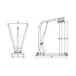 เครนยกเครื่อง 1 ตัน, เครนยกเครื่อง, เครนยก, ที่ยกเครื่องยนต์, JTC, JTC-EC1009A, ENGINE CRANES 1 TON