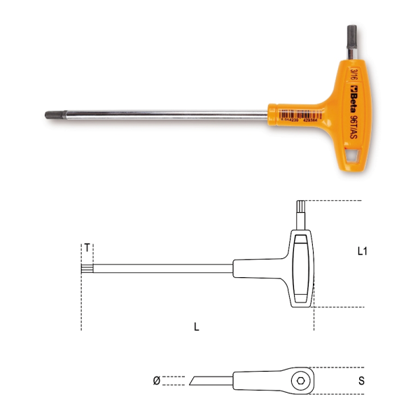 96T /AS 1/8" ประแจหกเหลี่ยม ด้ามแอล, ประแจแอลหกเหลี่ยม, ประแจแอลหกเหลี่ยม, หกเหลี่ยม, ประแจแอล,ประแจแอลหกเหลี่ยมหัวบอล, BETA, BET-000960671, WR. WITH HIGH TORQUE HANDLES