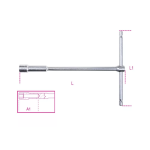949#8 ด้ามขันสไลด์ , ด้ามสไลด์, ด้ามขันตัวที, ด้ามขัน, ด้ามหมุน, ด้ามเลื่อน, ด้ามต่อ, ประแจด้ามตัวT, ด้ามตัวที, BETA, BET-009490008, 949 8 DEEP T-HANDLE SOCKET WRENCHES
